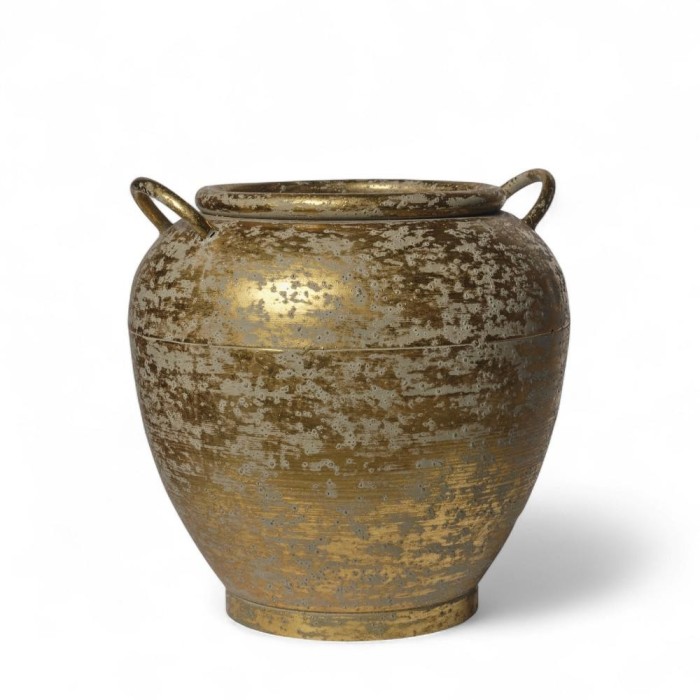 ANFORA METALLO BRONZO 31X31XH32